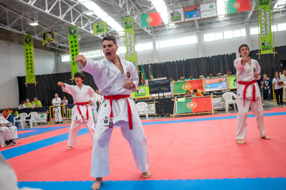 Competição do Campeonato de Portugal de Karate Shukokai em Penacova